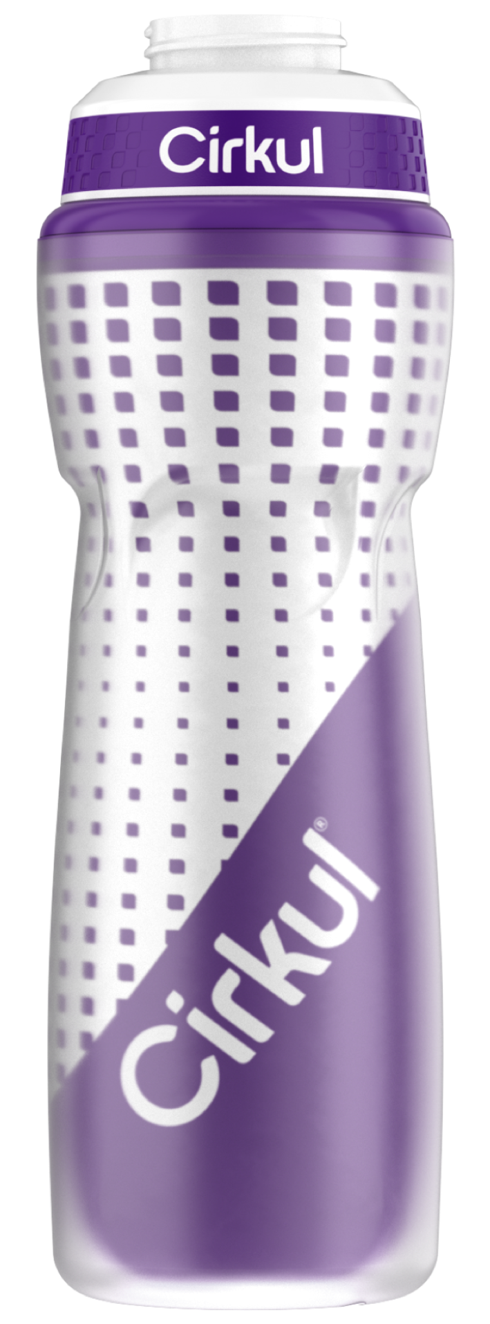 22oz. Insulated Squeeze Plastic Bottle & Sport Lid DVXV